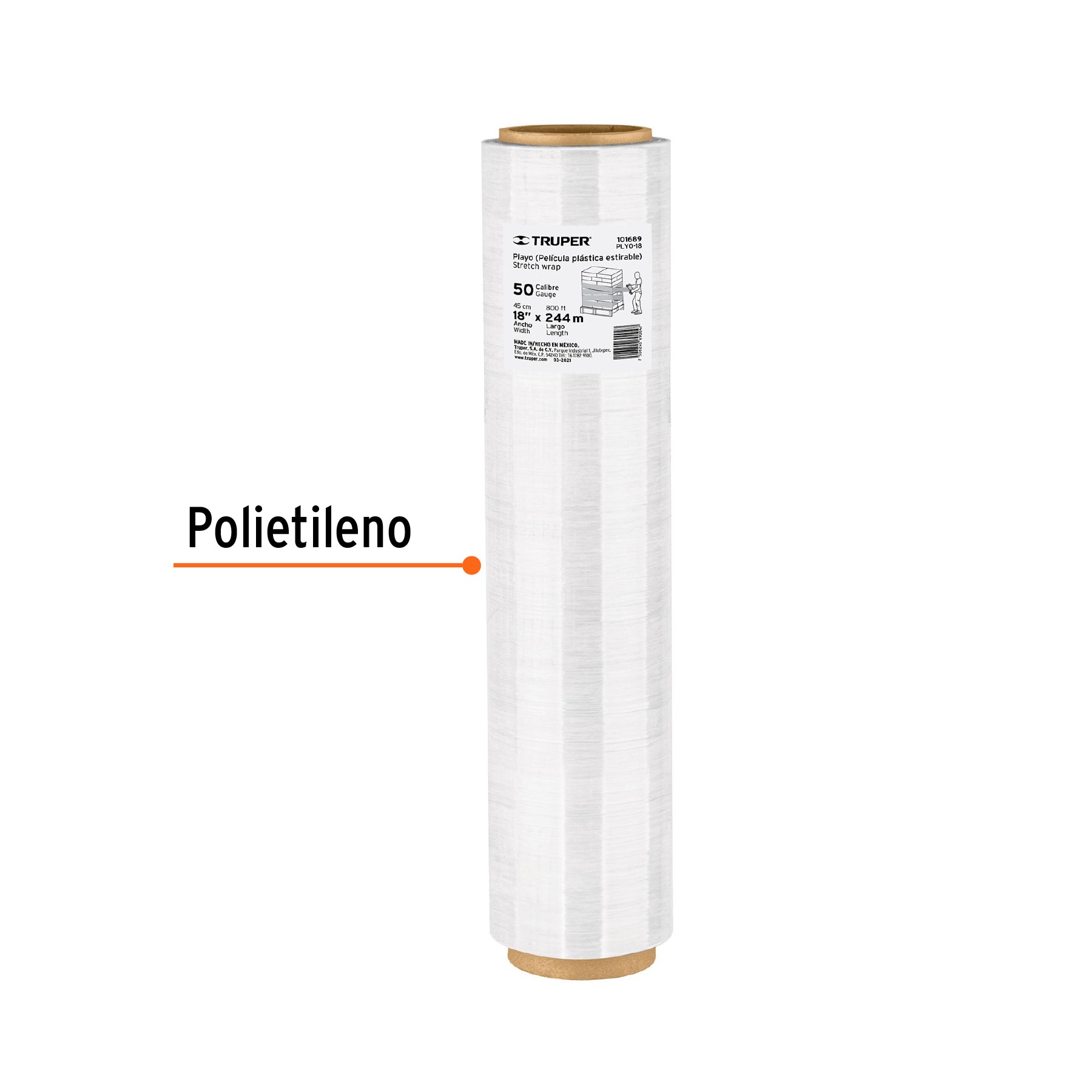 Rollo De M Pel Cula Pl Stica Estirable Ancho Cal