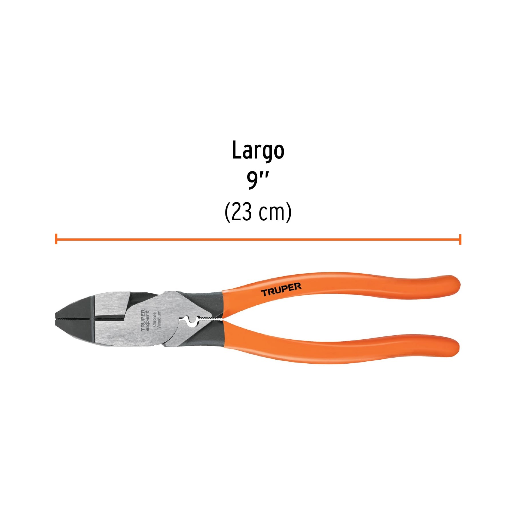 Pinza para electricista 9 c/ponchador de terminales, Expert, Pinzas  Ponchadoras, 101963