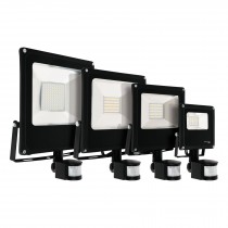 Reflectores de LED alta intensidad, con sensor de movimiento