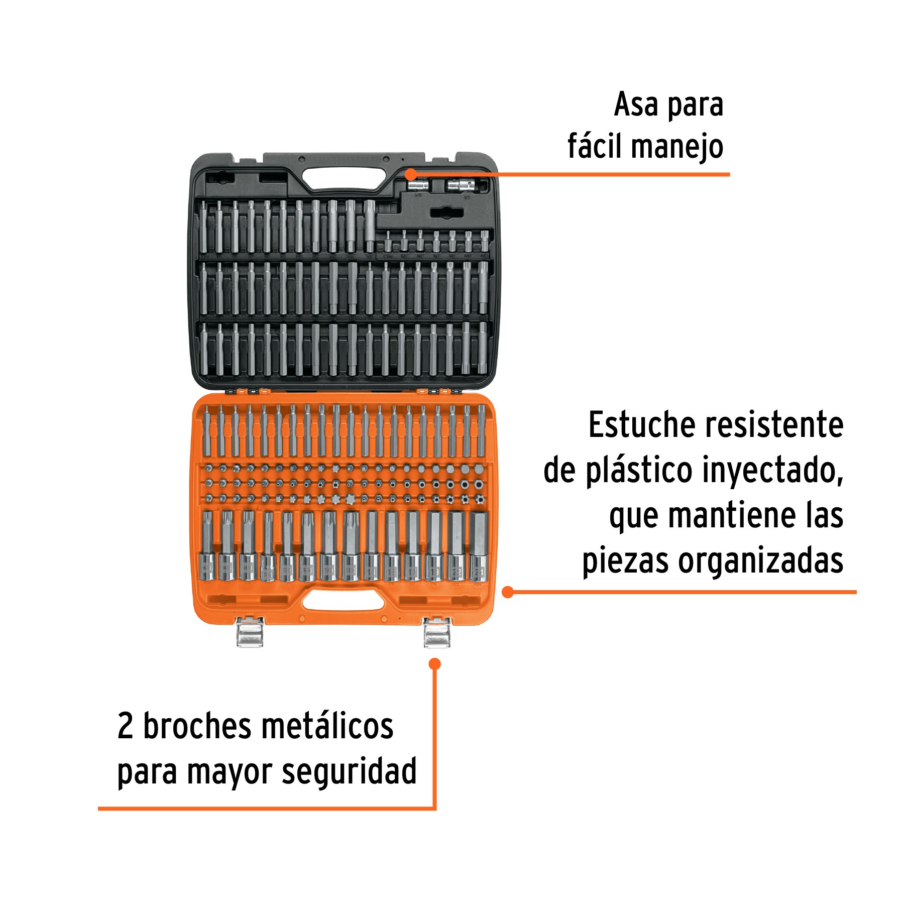 Juego De Puntas Y Dados Con Punta Pz Truper Juegos De Autocl Y De Herramienta