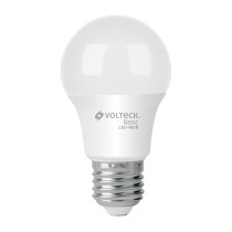 Lámpara de LED tipo bulbo A19 6 W, luz cálida, caja, Basic