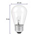 Lámpara incandescente S14 11 W luz cálida, Volteck