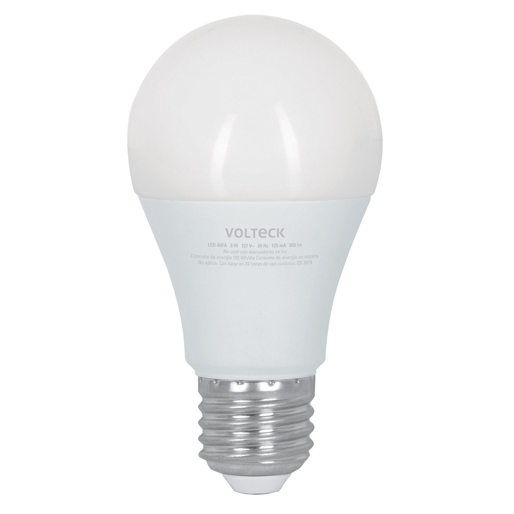 Lámpara LED tipo bulbo con 3 niveles de iluminación, blíster