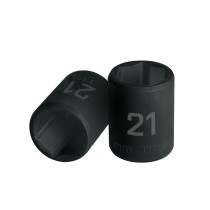 Dados de impacto 6 puntas milimétricos, cuadro 1/2"