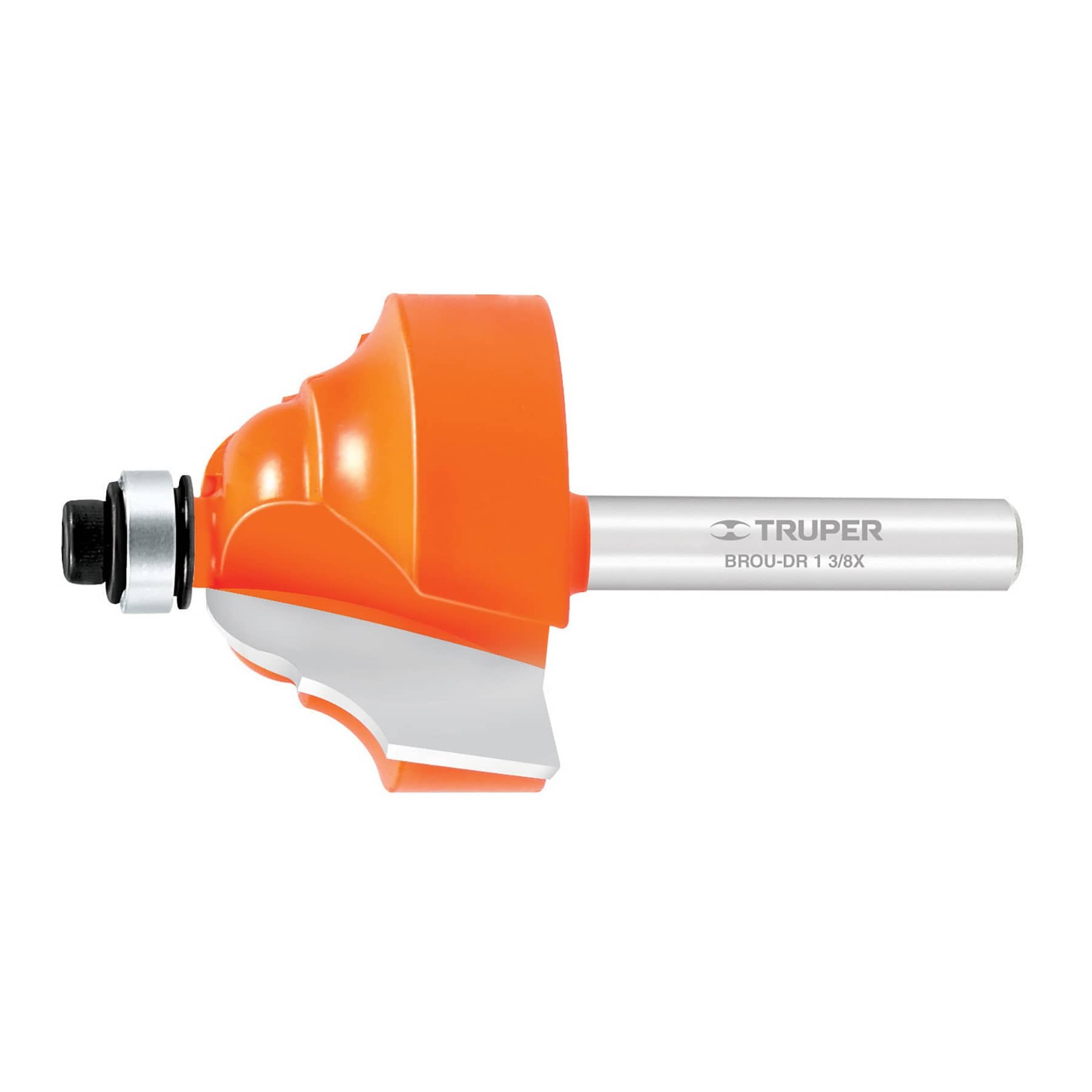 Broca para router, doble romana, 1-3/8" con balero, Truper