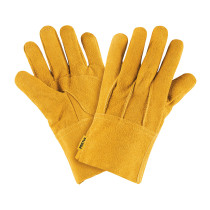 Guantes de carnaza, cortos, unitalla, PRETUL