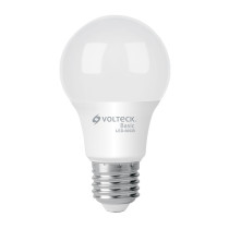 Lámpara de LED tipo bulbo A19 8 W, luz cálida, caja, Basic