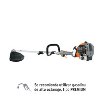 Desbrozadora a gasolina 30cc mango tipo "D", 17"corte, recta