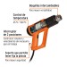 Pistola de calor 2000 W con 9 accesorios, profesional