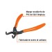 Pinza punta a 90° 6-3/4" para cerrar anillos, mango de PVC