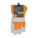 Guantes de carnaza y loneta, unitalla, Truper
