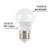 Lámpara LED tipo bulbo G45 3 W luz de día, caja, Volteck
