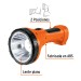 Linterna plástica 1 LED 150 lm recargable, Truper