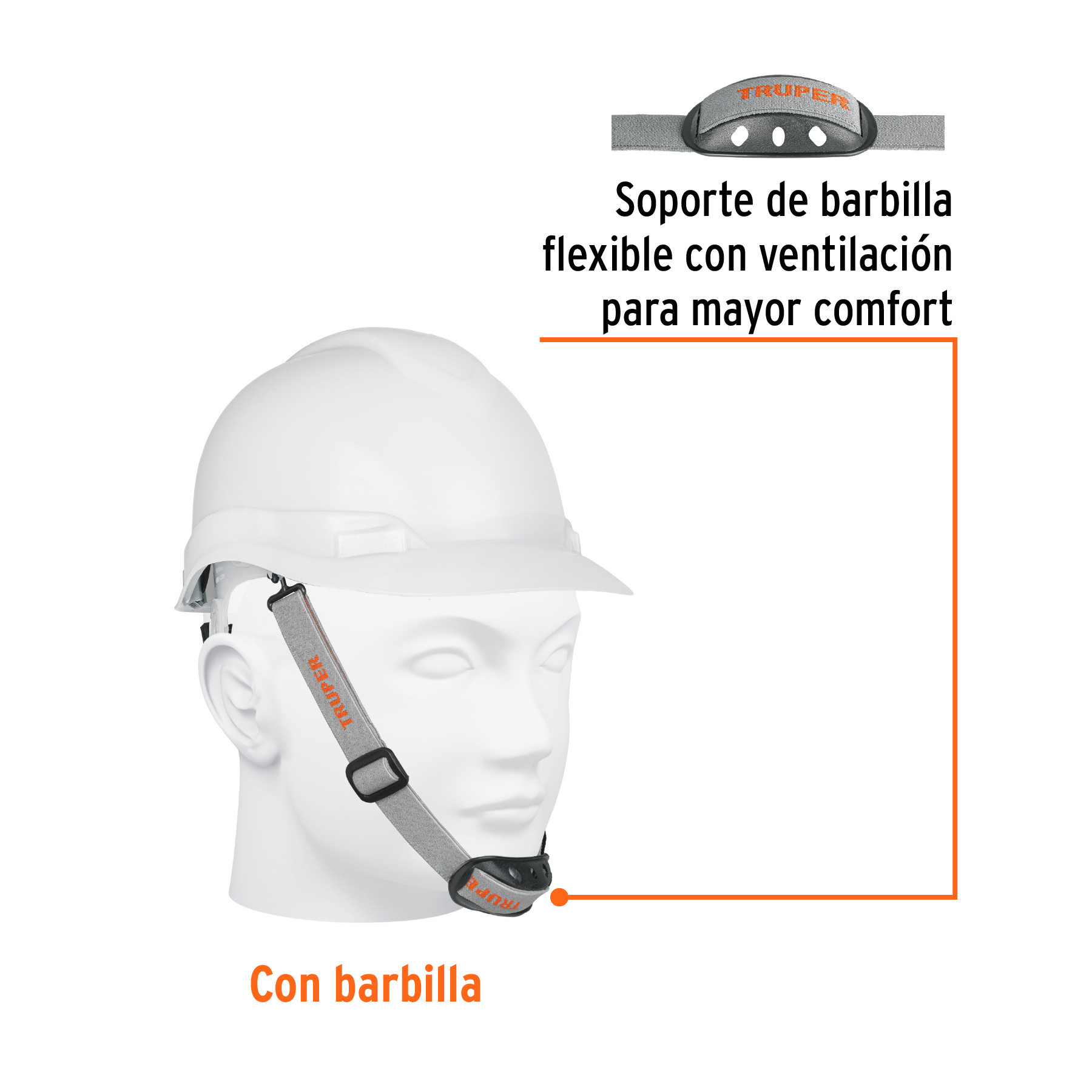 Barboquejo Con Barbilla Para Casco De Seguridad Industrial, Accesorios ...