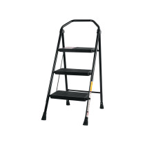 Escalera tubular, plegable, 3 peldaños, Truper