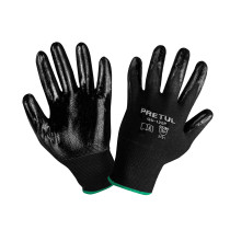 Guantes textiles con recubrimiento de nitrilo, alta sensibilidad