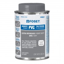 Cemento para PVC en bote de 250 ml, alta viscosidad, Foset