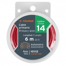 Carretes de cables primarios, rojos