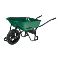 Carretilla 4.75 ft3 Imponchable, bastidor tubular, Truper