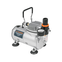 Compresor libre de aceite, para aerografo,1/5HP,127V, TRUPER