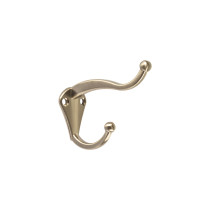 Gancho tipo perchero sombrero y abrigo, 4cm, niquel, HERMEX