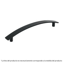 Jaladera de 96mm estilo "Contempo" acabado negro, Hermex