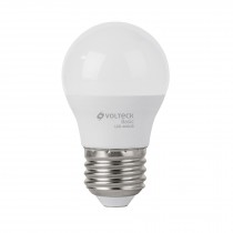 Lámpara de LED tipo bulbo G45 5 W, luz cálida, caja, Basic