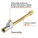 Inflador de cabeza doble, cuerda 1/4" NPT, TRUPER