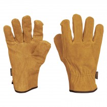 Guantes de carnaza y loneta
