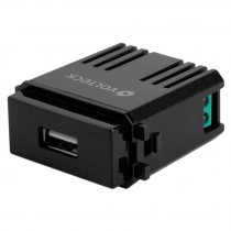Módulo USB, línea Italiana, color negro