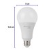 Lámpara de LED tipo bulbo A25 18 W, luz de día, caja, Basic