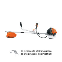 Desmalezadora a gasolina 33 cc mango tipo "bici", 18" corte