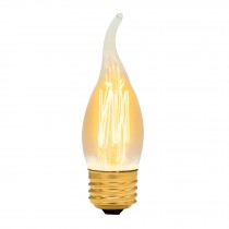 Lámpara incandescente vintage 40 W tipo flama, Volteck