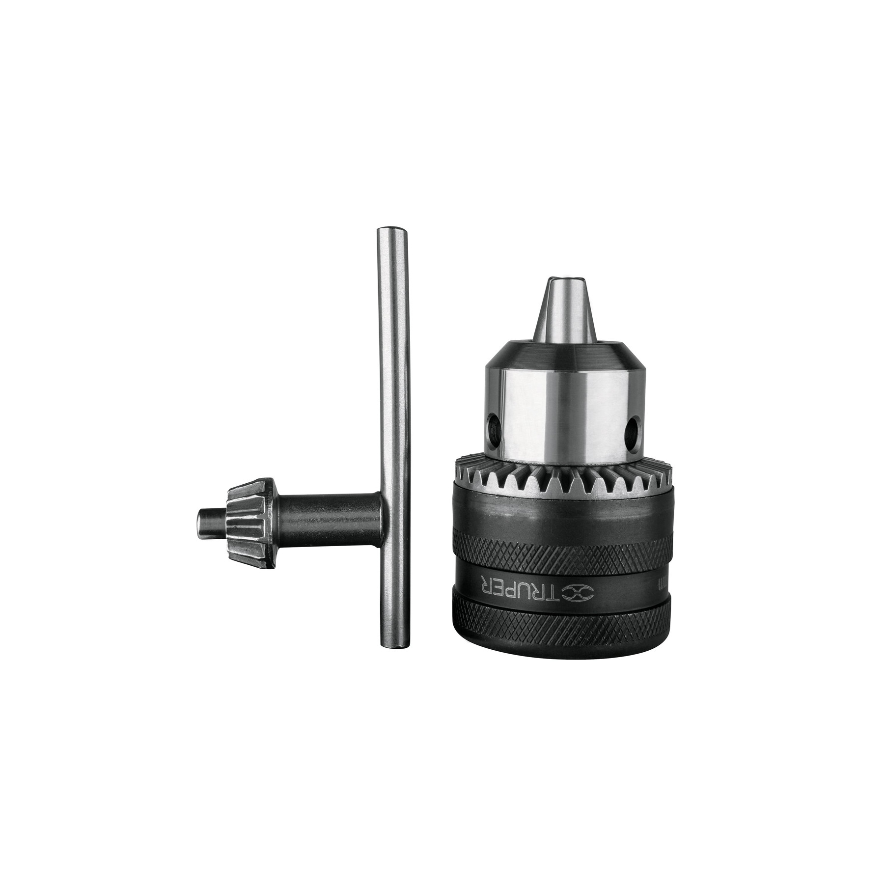 Broquero 1/2" con llave, cuerpo moleteado, TRUPER