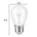 Lámpara LED S14 sin filamento 1 W luz cálida, caja, Volteck
