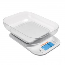 Báscula digital para cocina, con tazón, 5 kg, Truper