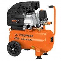 Compresor de aire, lubricado, horizontal 25L 3HP 127V Truper
