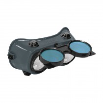 Gafas p/soldar c/4 válvulas de ventilación, sombra 6, Truper