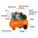 Compresor lubricado, de banda, 60L, hor, 4HP, 127V, TRUPER