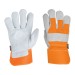 Guantes de carnaza y loneta, unitalla, Truper